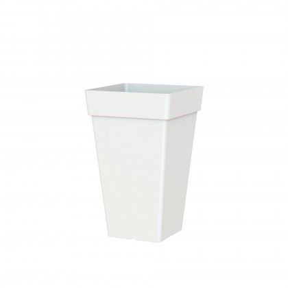 Vaso Capri Alto Quadrado 67.5L 40X40X65cm Branco Vaso Capri Alto Quadrado 67.5L 40X40X65cm Branco