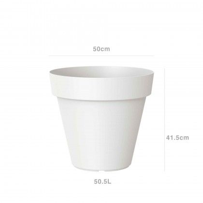 Vaso Capri Redondo 50X41.2cm 50.5L Branco