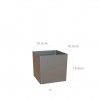 Vaso Oslo 10.5X10.5cm 1L Antracite