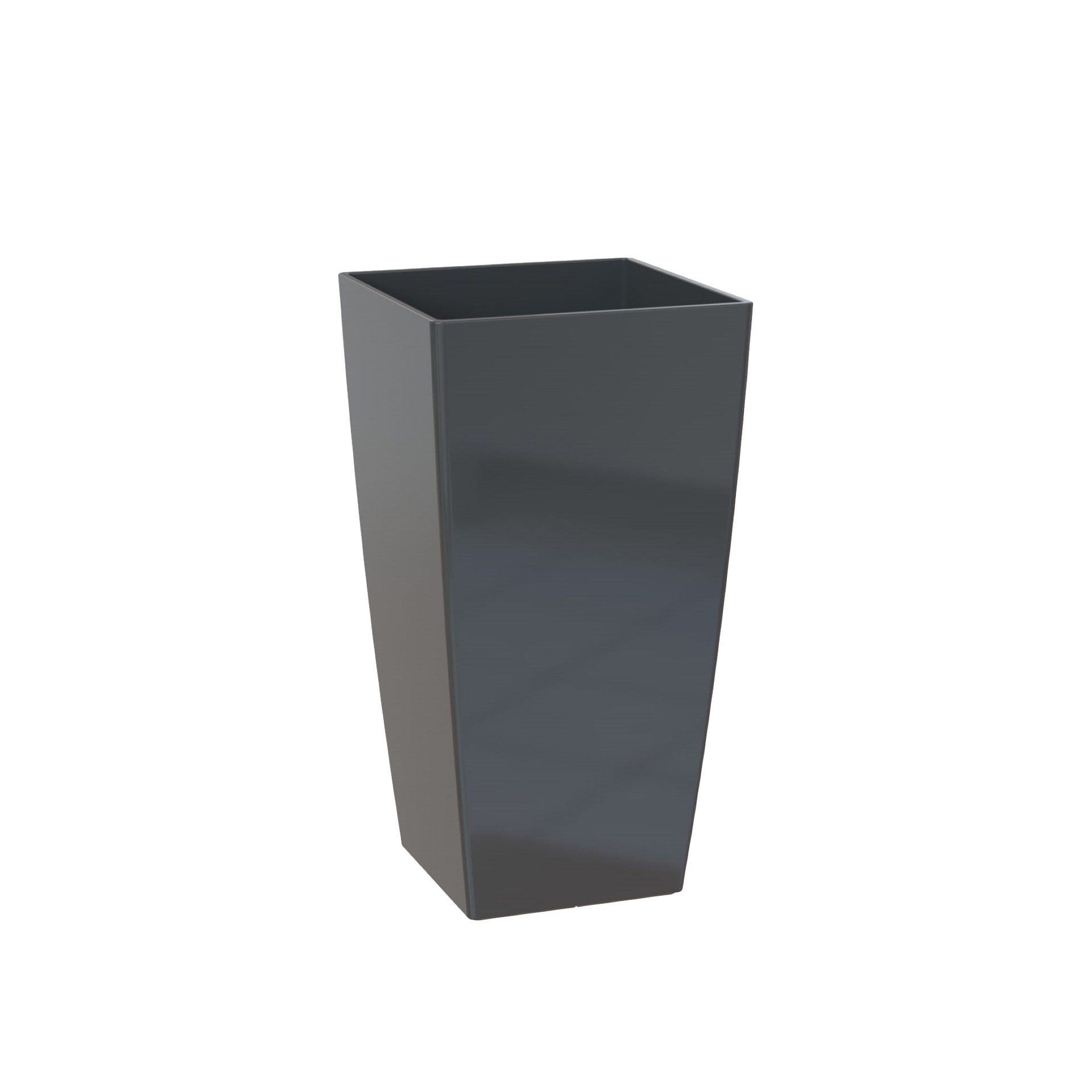 Vaso Pisa 33X33X61cm 45L Antracite