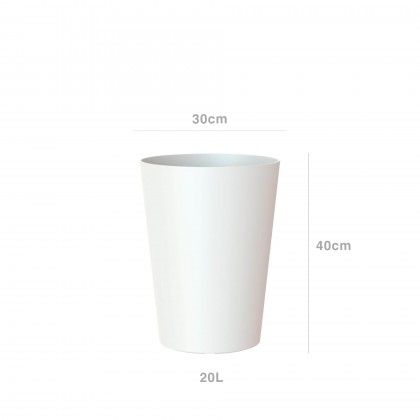 Vaso Porto Alto 30X40cm 21L Branco