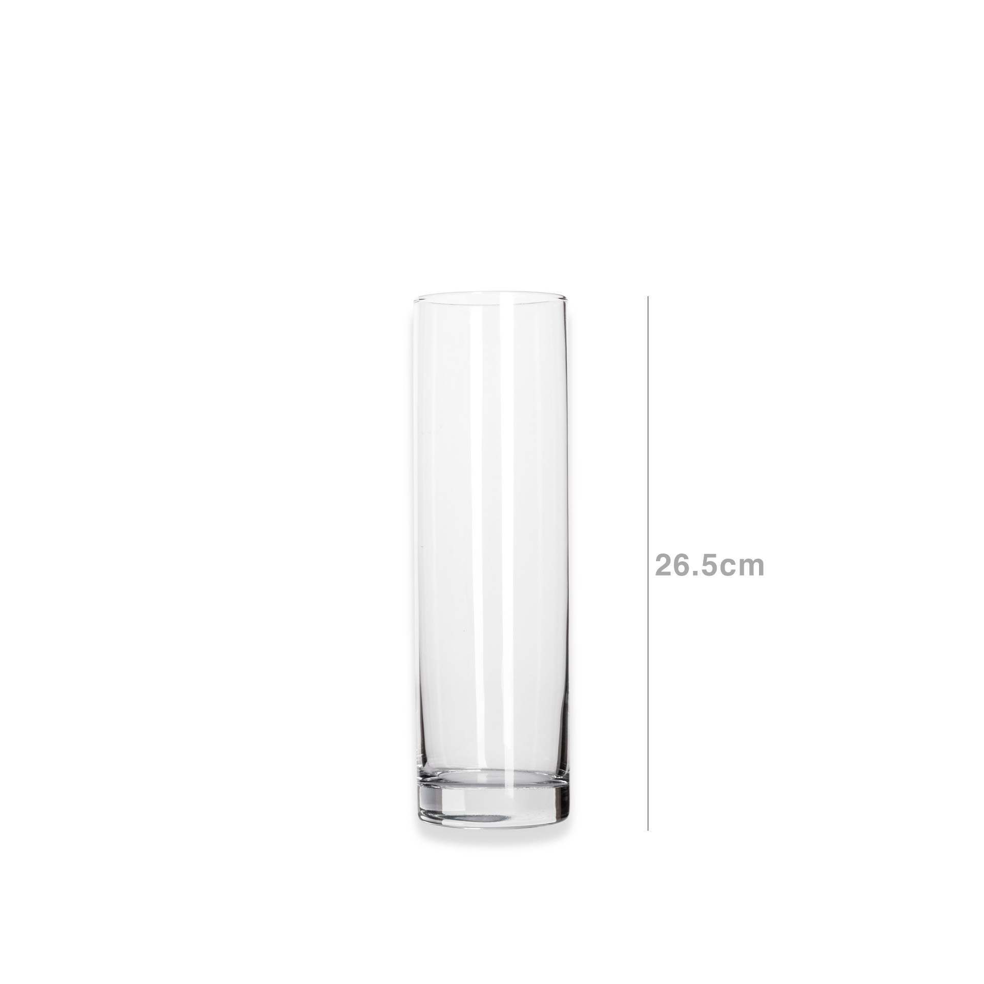 Jarra Vidro Flora Redonda 8X26.5cm