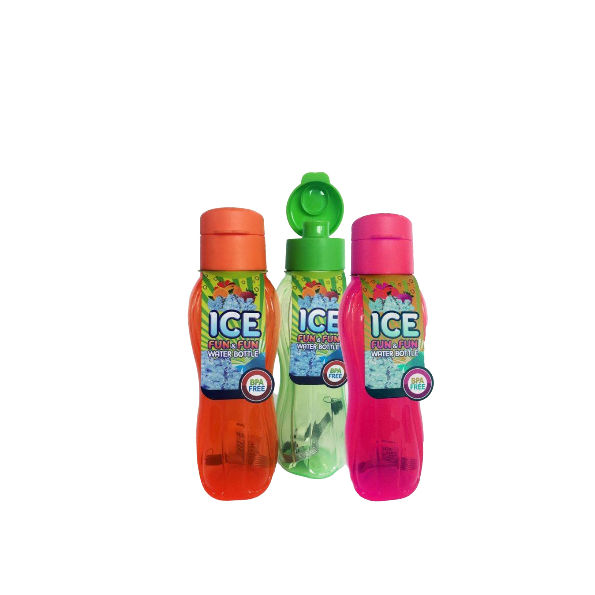 Garrafa Desporto Plástico 600ml