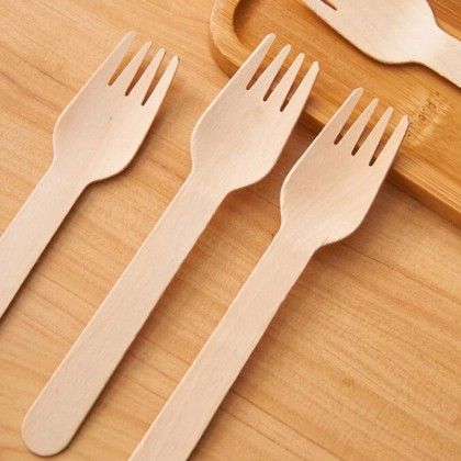 Garfo Madeira 16cm Pack 12