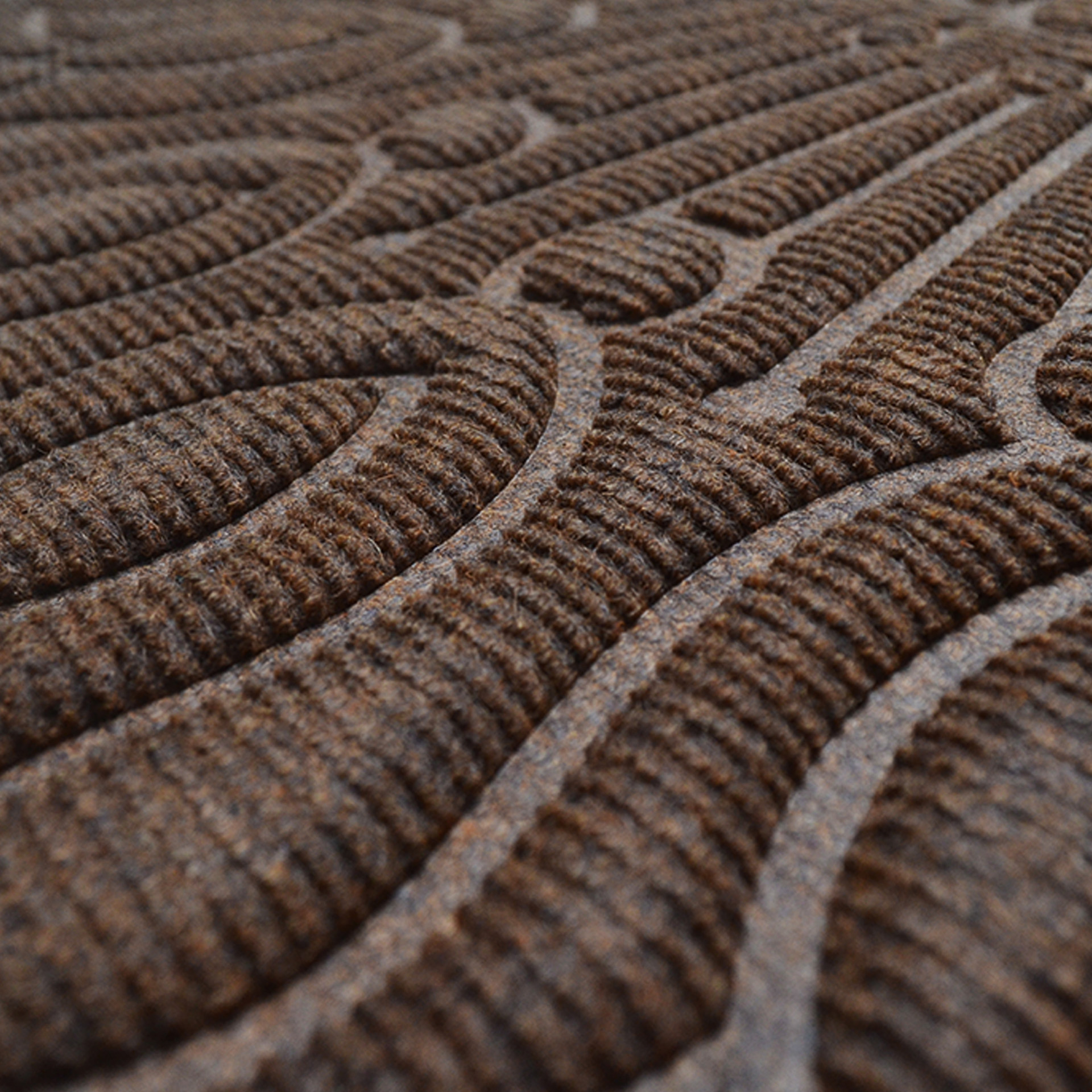 Tapete Porta Leno / 40% Borracha Castanho 40X60cm