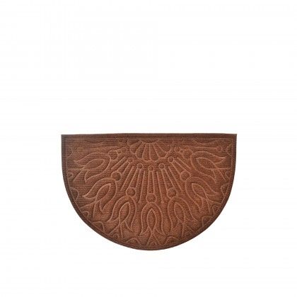 Tapete Porta Leno / 40% Borracha Castanho 40X60cm