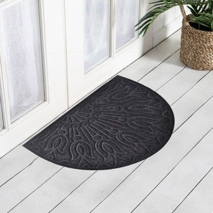 Tapete Porta Leno / 40% Borracha Cinza 40X60cm