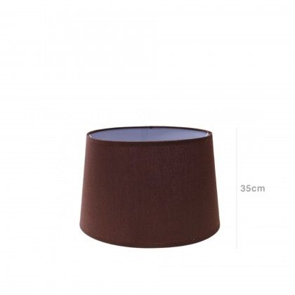 Abat-Jour para Candeeiro Castanho E27 35cm