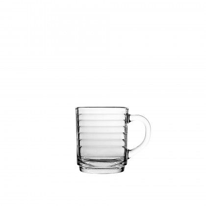 Caneca Vidro Redonda 250ml 7.2X9cm