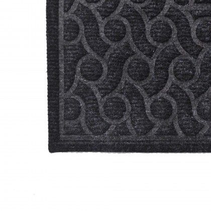 Tapete Porta Leno / 40% Borracha Cinza 40X60cm