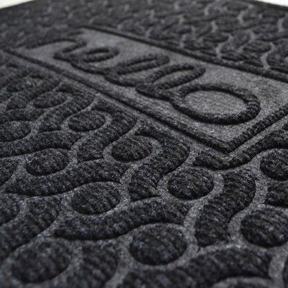 Tapete Porta Leno / 40% Borracha Cinza 40X60cm