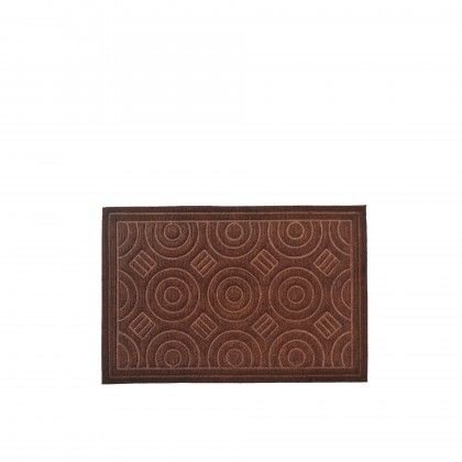 Tapete Porta Leno / 40% Borracha Castanho 40X60cm