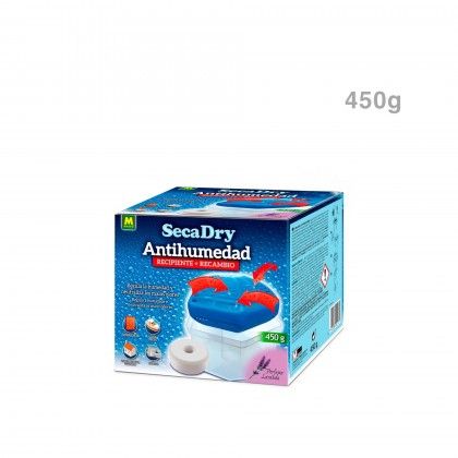 Desumidificador Secadry Disco + Recarga Lavanda 450gr