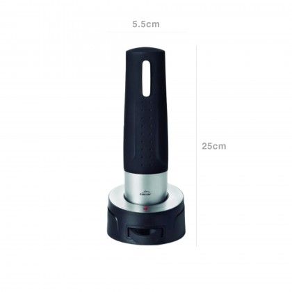 Saca-Rolhas El�trico com Base Carregamento 18W 5X25cm