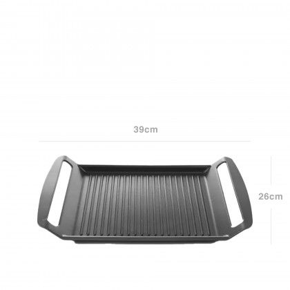 Grelhador Induo Alumnio 39X26X3.5cm