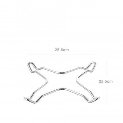 Adaptador / Suporte Panelas Cromado 25.5X25.5cm