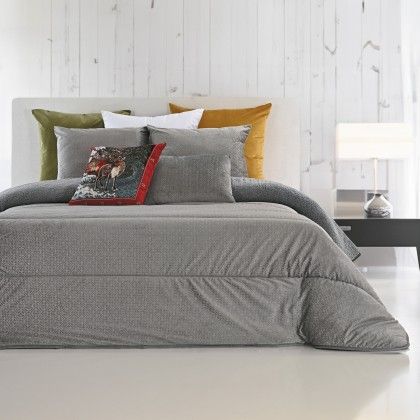 Edredão Madona 2 Cinza 240X250cm Edredão Madona 2 Cinza 240X250cm