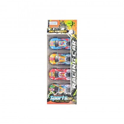 Carro Parking Metal 8cm Pack 4 Carro Parking Metal 8cm Pack 4