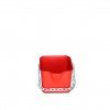 Balde Quadrado Vermelho 22L 38X34.5X34.5cm