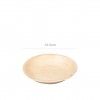 Prato Folha de Palmeira Redondo 12.5X2cm Pack 25
