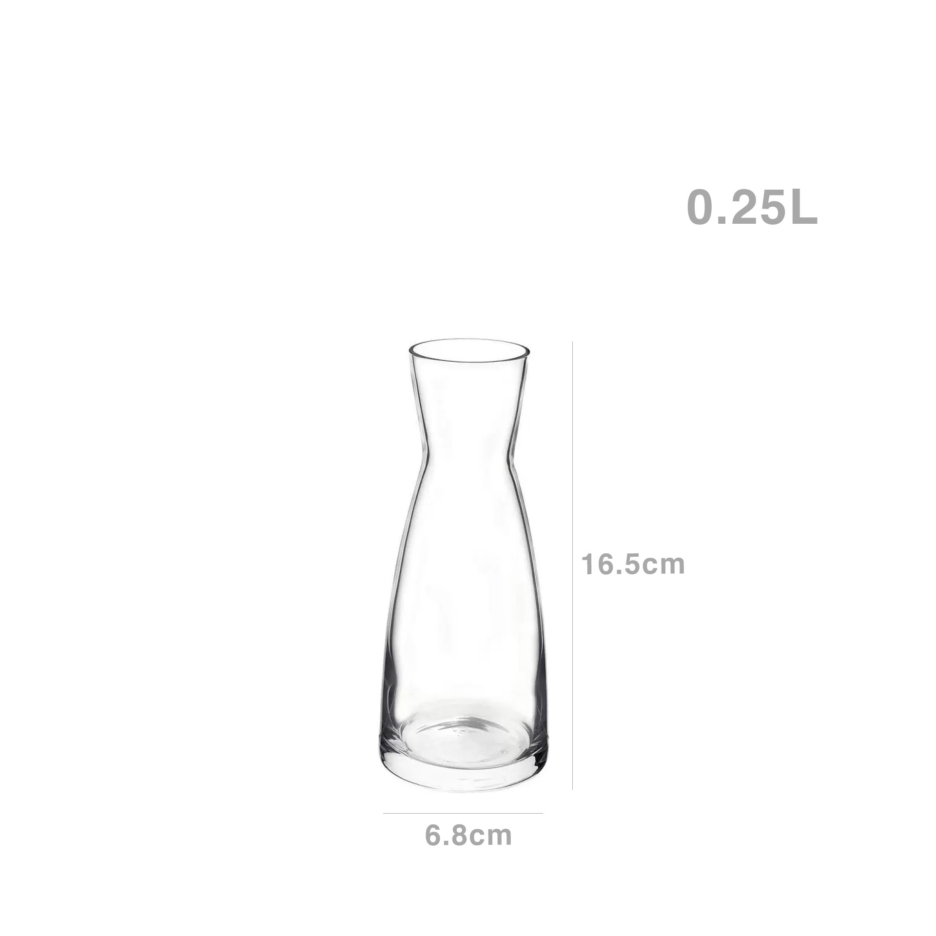 Decanter Ypsilon 250ml 6.8X16.5cm