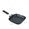 Grelhador Antiaderente com Pega Rebatvel Troia 28cm