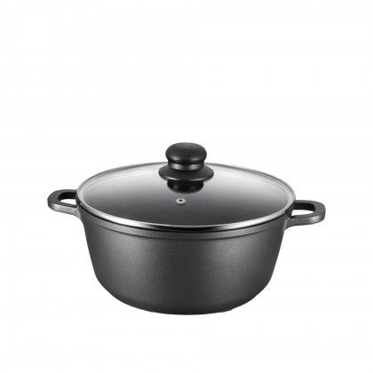 Caarola Alumnio Sagres Tampa Vidro Induo 14l 36cm