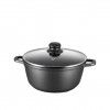 Caarola Alumnio Sagres Tampa Vidro Induo 14l 36cm