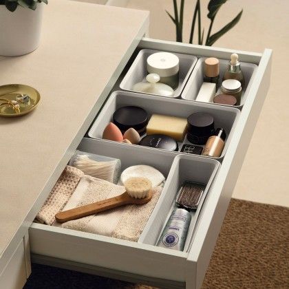 Organizador Bohol Slim Branco 8.5X26X5.5cm