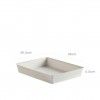 Organizador Bohol Branco A4 26.5X35X5.5cm