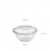 Saladeira Take Away 370ml 13.5X13.5X5.9cm Pack 51