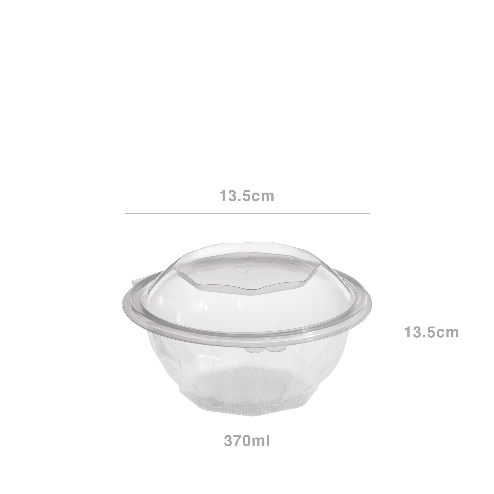 Saladeira Take Away 370ml 13.5X13.5X5.9cm Pack 51