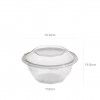 Saladeira Take Away 750ml 16.8X16.8X7.3cm Pack 51