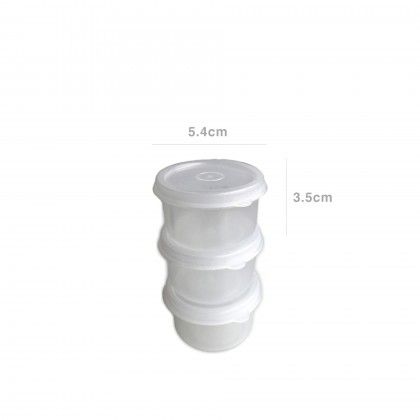 Godé Redondo Incolor 5.4X3.5cm Pack 3 Godé Redondo Incolor 5.4X3.5cm Pack 3