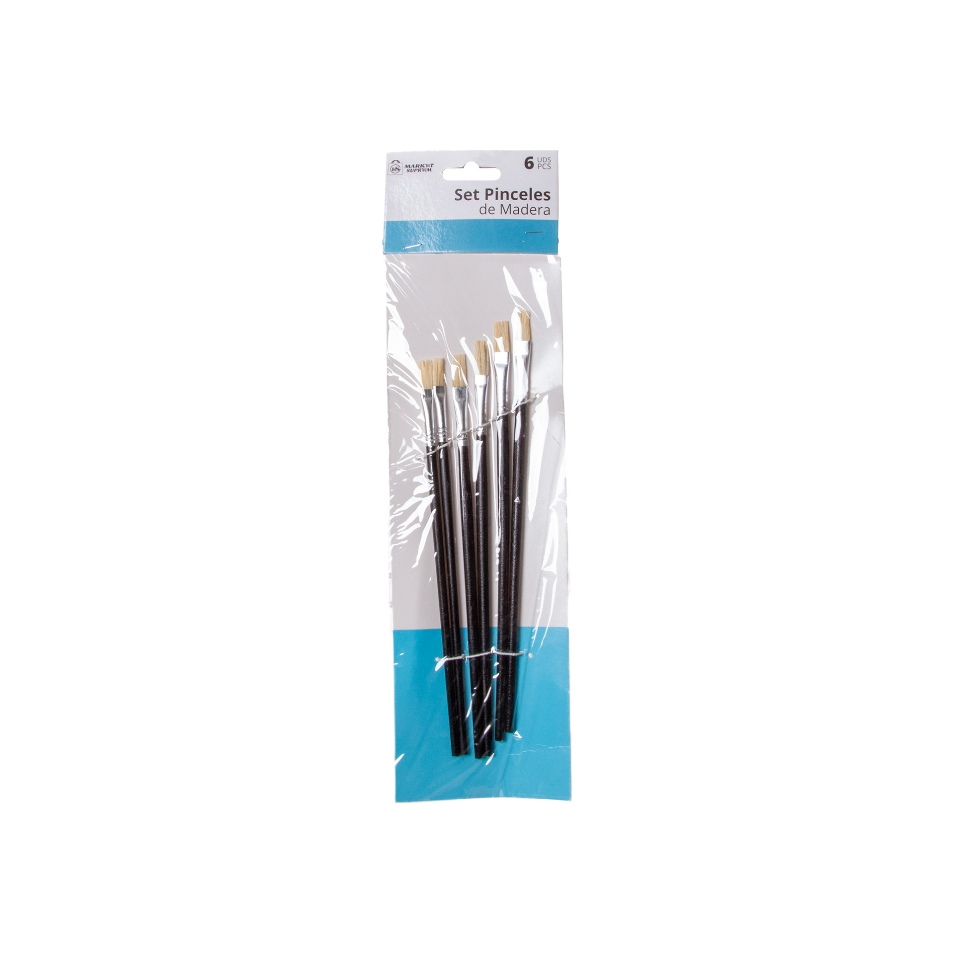 Pincel Madeira N.20 / 22 / 24 Pack 6
