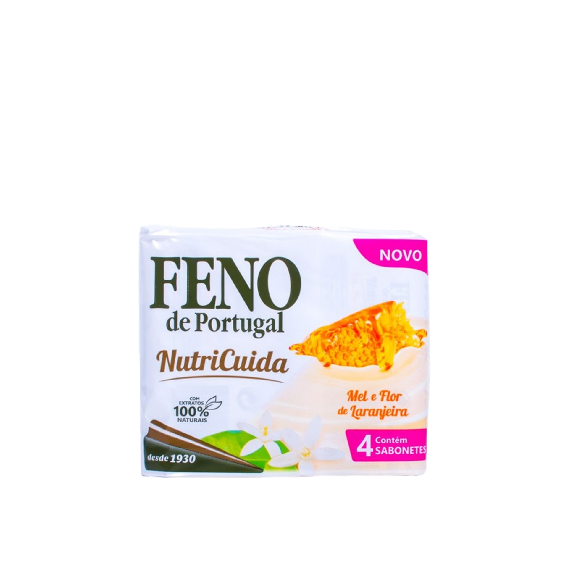 Sabonete Sólido Feno Mel E Flor Laranjeira 4X90gr