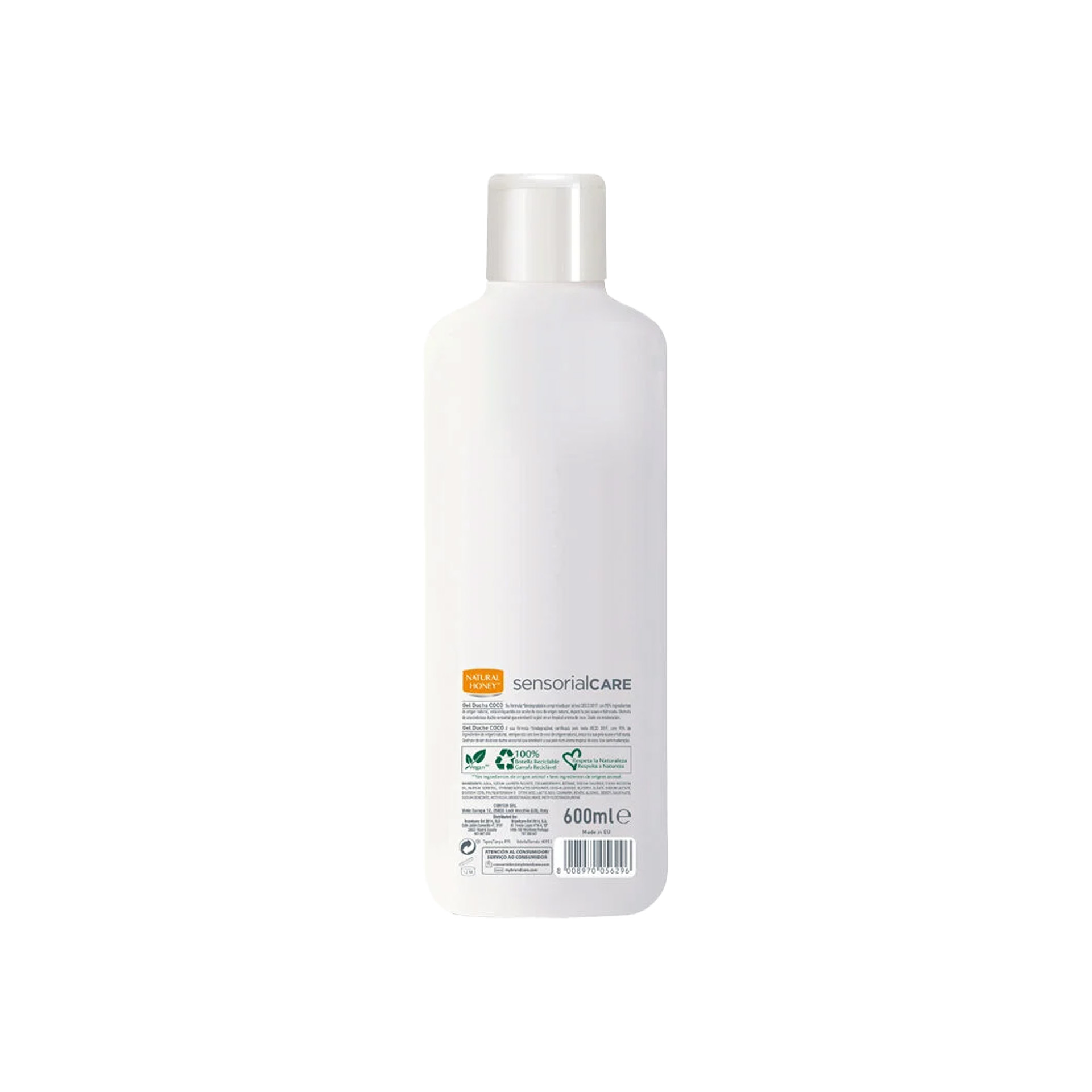 Gel Banho Natural Honey Coco 600ml