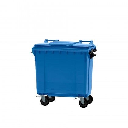 Contentor Lixo com Rodas 800l Azul