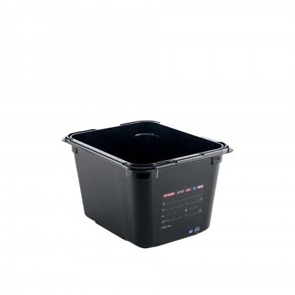 Caixa Abs GN 1/2 NSF Preto 11.35l 32.5X26.5X20cm Caixa Abs GN 1/2 NSF Preto 11.35l 32.5X26.5X20cm