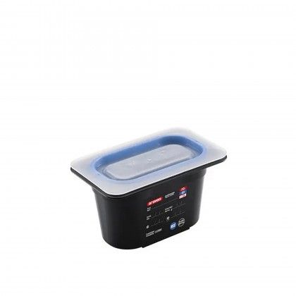 Caixa Abs GN 1/9 NSF Preto 0.9l 17.6X10.8X10cm Caixa Abs GN 1/9 NSF Preto 0.9l 17.6X10.8X10cm