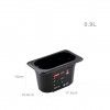 Caixa Abs GN 1/9 NSF Preto 0.9l 17.6X10.8X10cm Caixa Abs GN 1/9 NSF Preto 0.9l 17.6X10.8X10cm