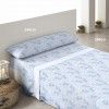 Jogo Cama Sedalina Palm Azul 240X280cm