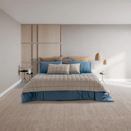 Cobre Pés Aladino + 2 Almofadas Linho 200X100cm Cobre Pés Aladino + 2 Almofadas Linho 200X100cm