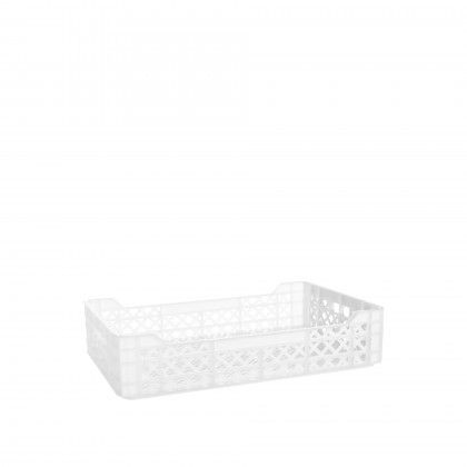 Caixa Contentora Perfurada Branco 23L 60X40X14cm