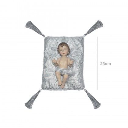 Menino Jesus com Almofada 23cm Menino Jesus com Almofada 23cm