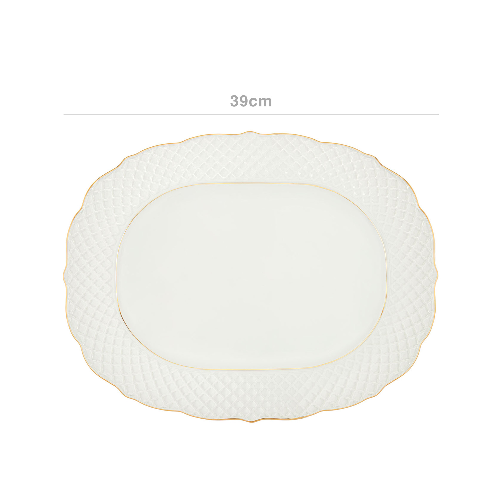 Travessa Empire Gold Oval 39cm