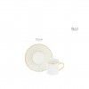 Chvena Caf Empire Gold 9cl + Pires 12cm