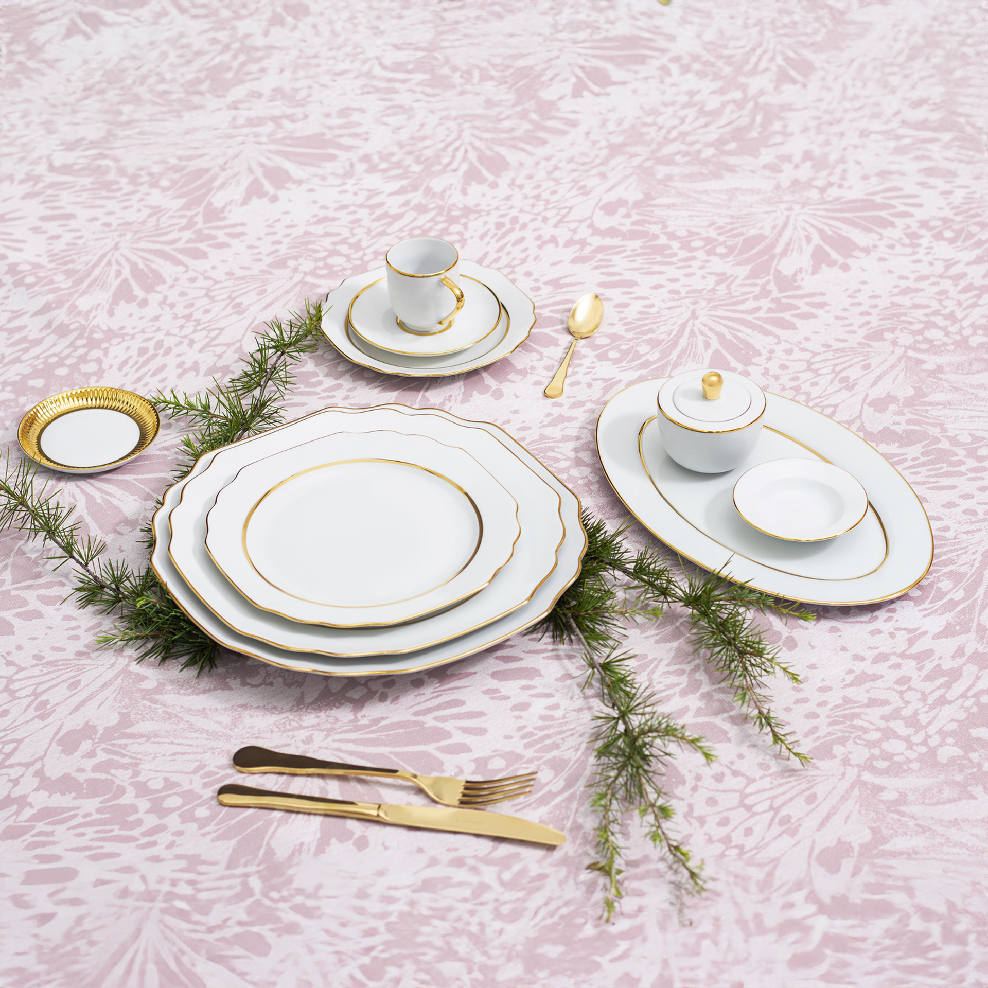 Prato Sopa Premium Gold Viena 23cm