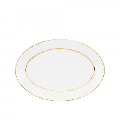 Travessa Premium Gold Myth Oval 39cm