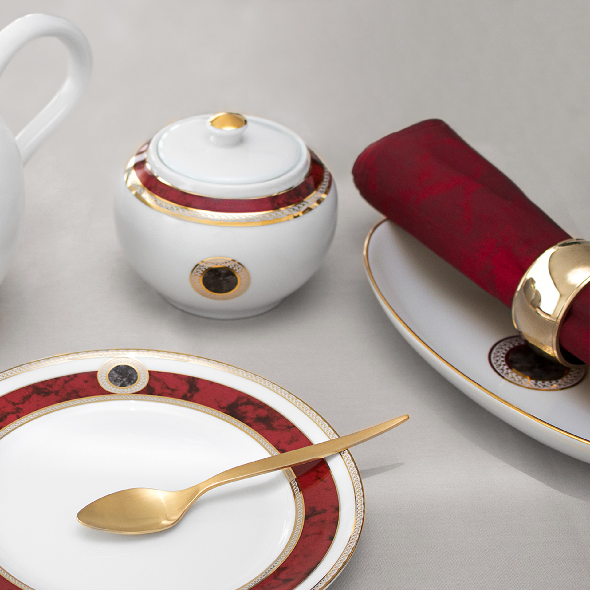 Argola Guardanapos Golden Matt 7cm